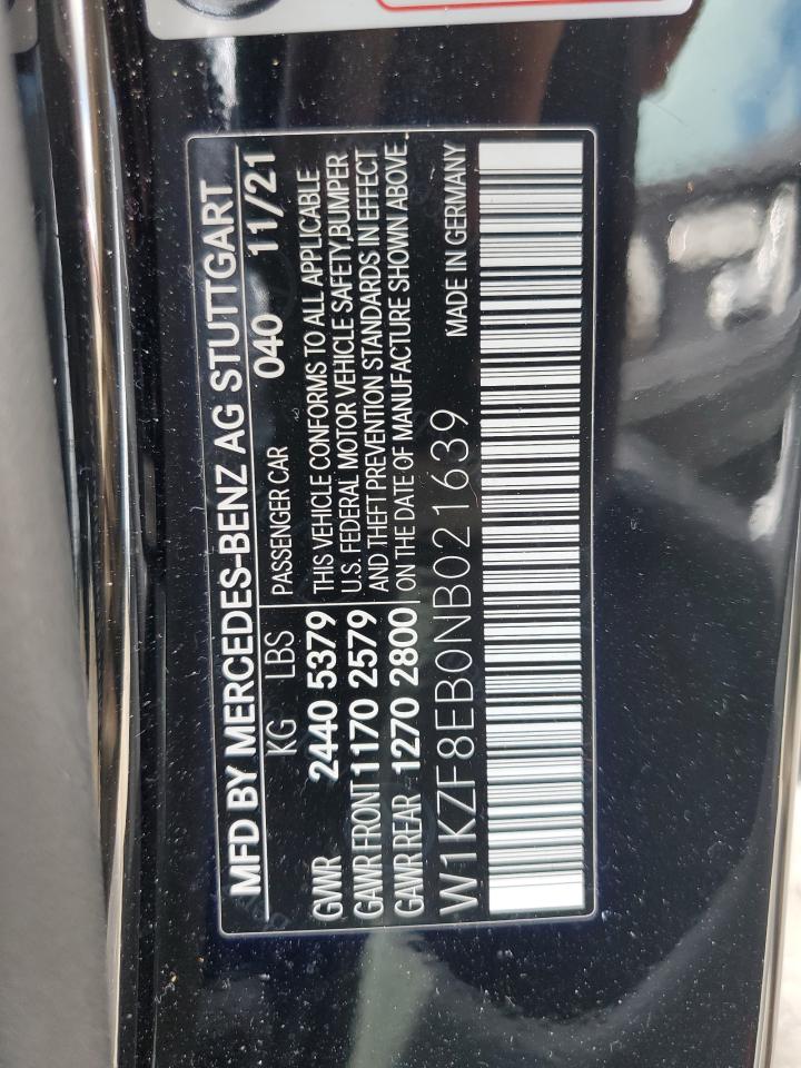 W1KZF8EB0NB021639 2022 Mercedes-Benz E 350 4Matic