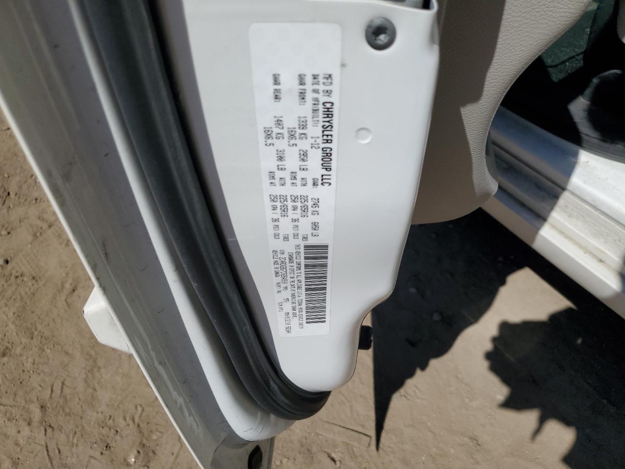 2C4RDGBG7CR264910 2012 Dodge Grand Caravan Se