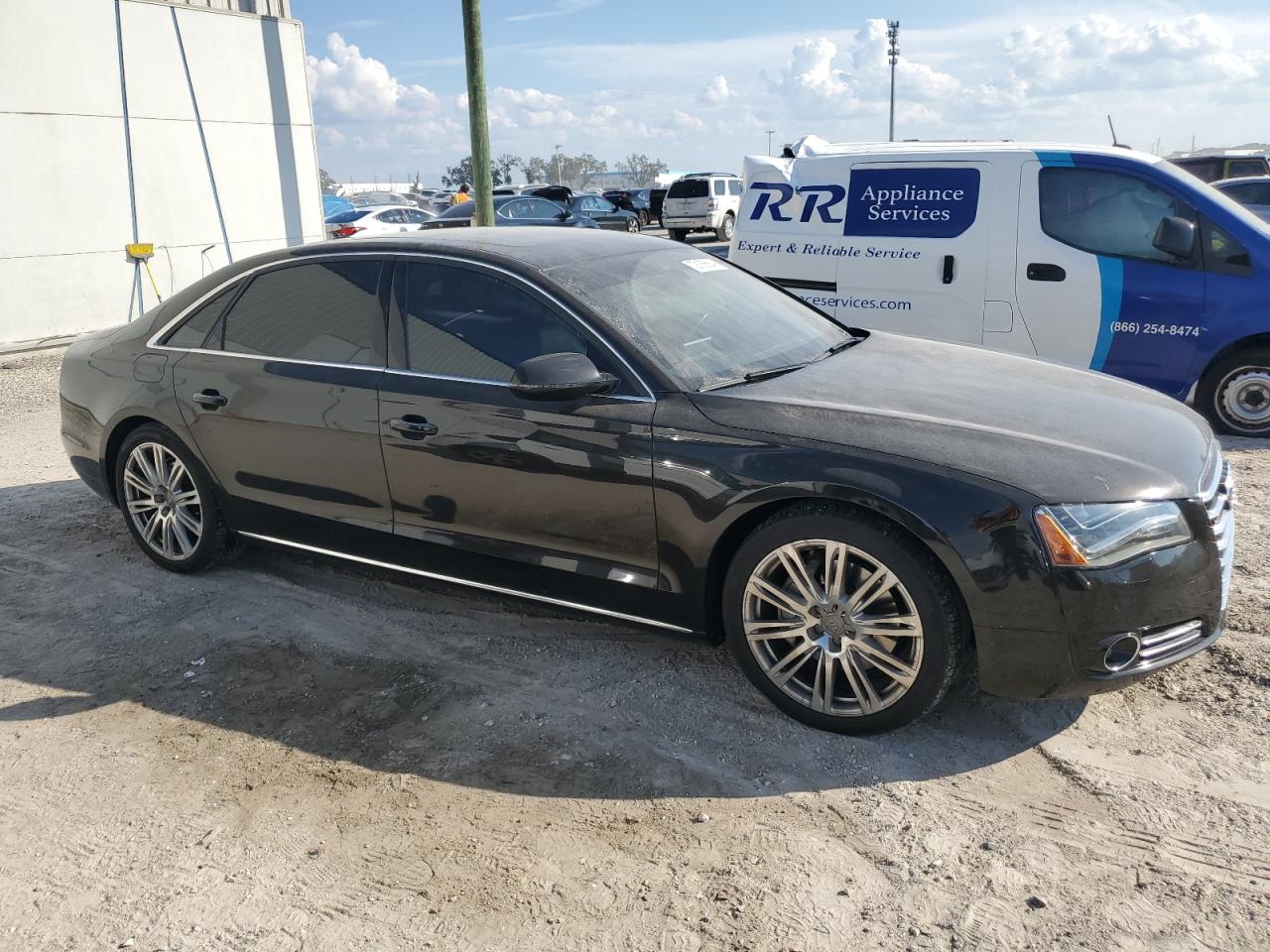 2014 Audi A8 L Quattro VIN: WAURGAFD7EN003858 Lot: 72188684