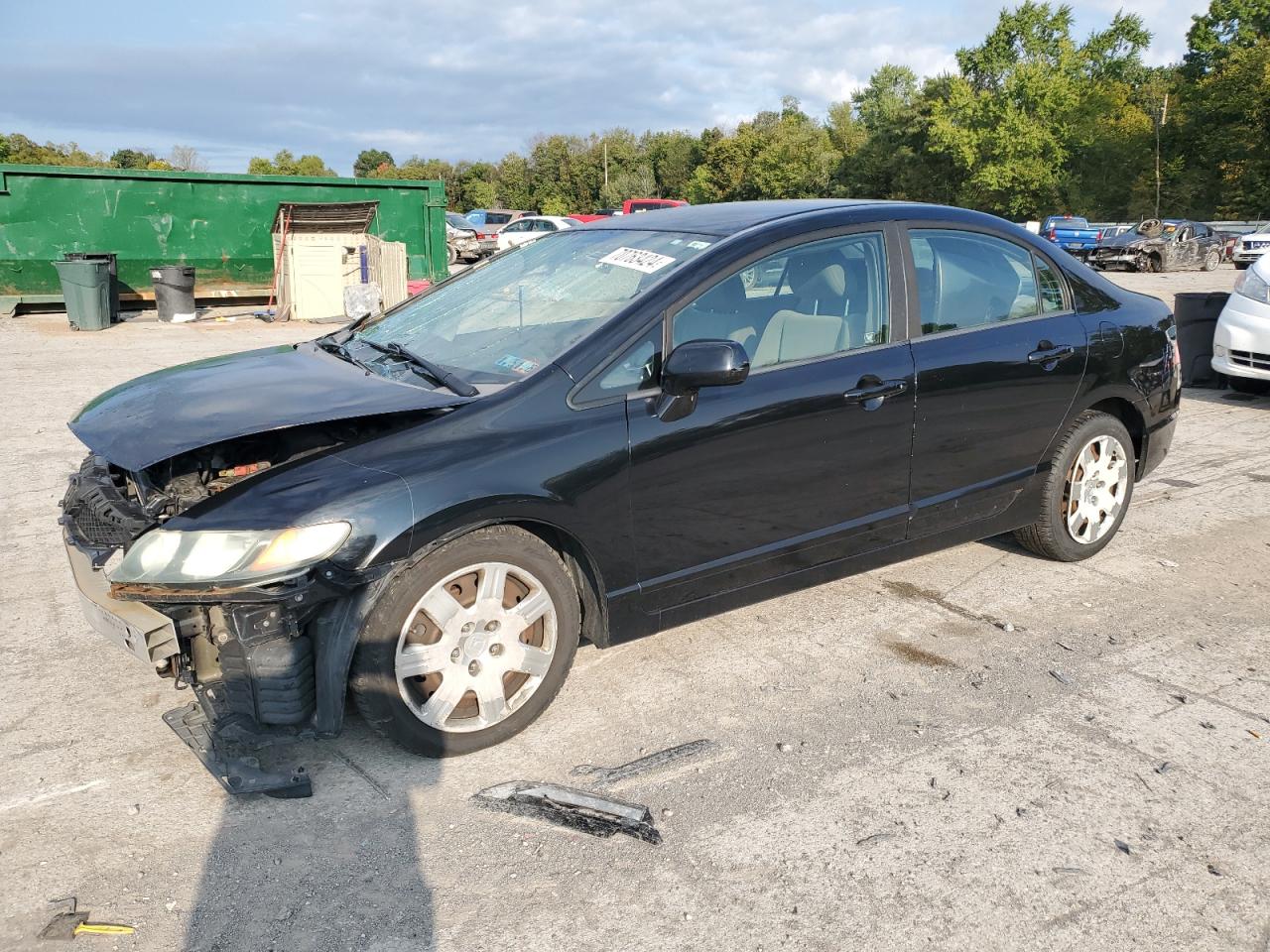 2009 Honda Civic Lx VIN: 19XFA165X9E031387 Lot: 70763424