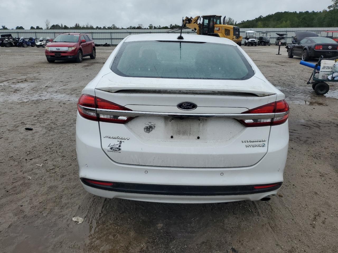 2018 Ford Fusion Titanium/Platinum Hev VIN: 3FA6P0RU9JR153186 Lot: 69994834