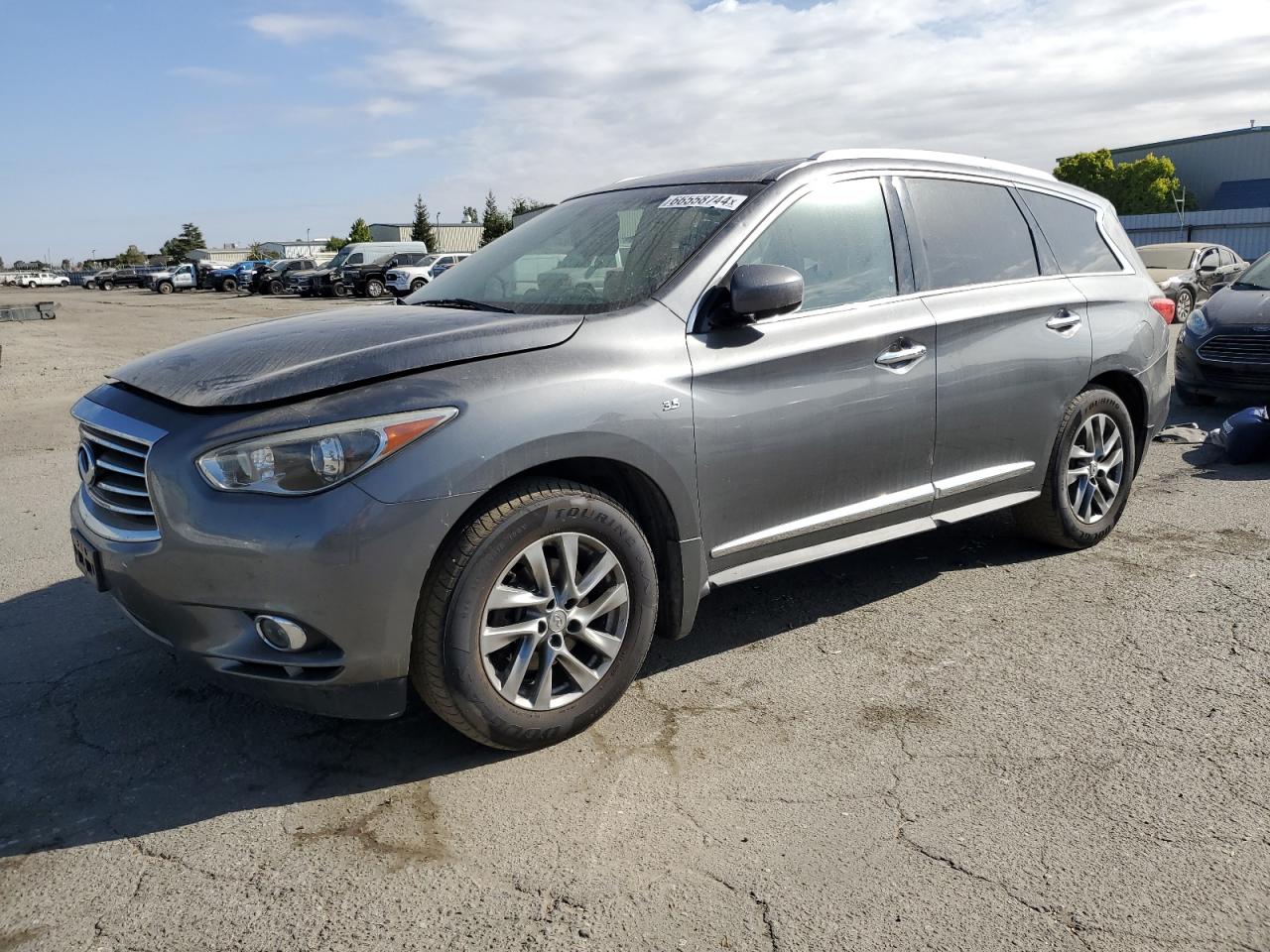 2015 Infiniti Qx60 للبيع في Bakersfield، CA - Hail