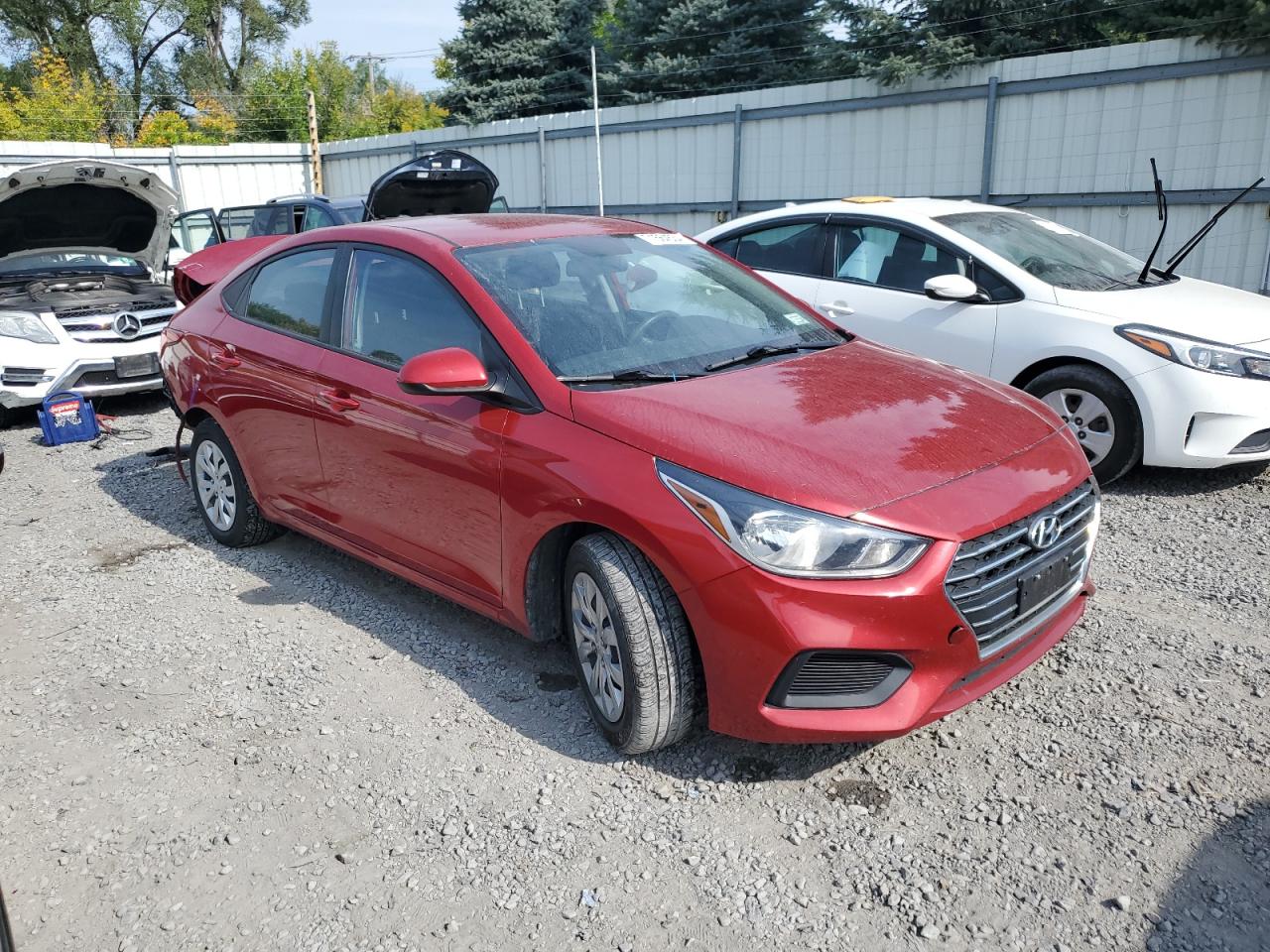 2021 Hyundai Accent Se VIN: 3KPC24A62ME128982 Lot: 71564534