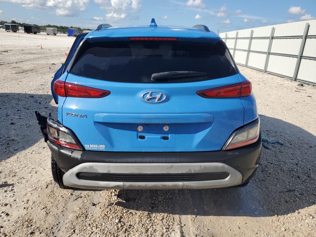 2022 Hyundai Kona Sel VIN: KM8K32AB6NU870455 Lot: 72323794