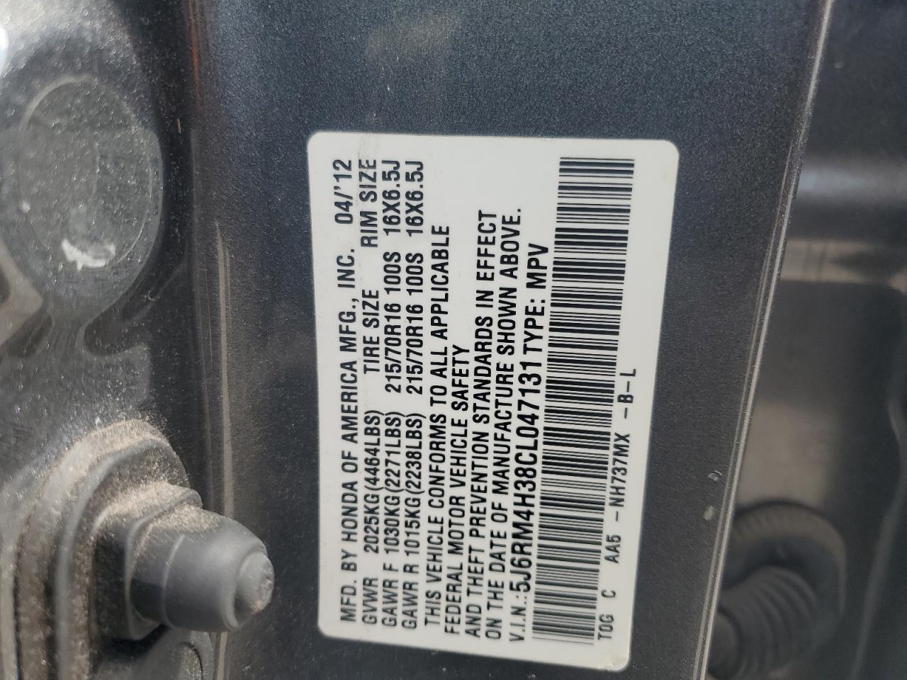 2012 Honda CR-V - Image 13