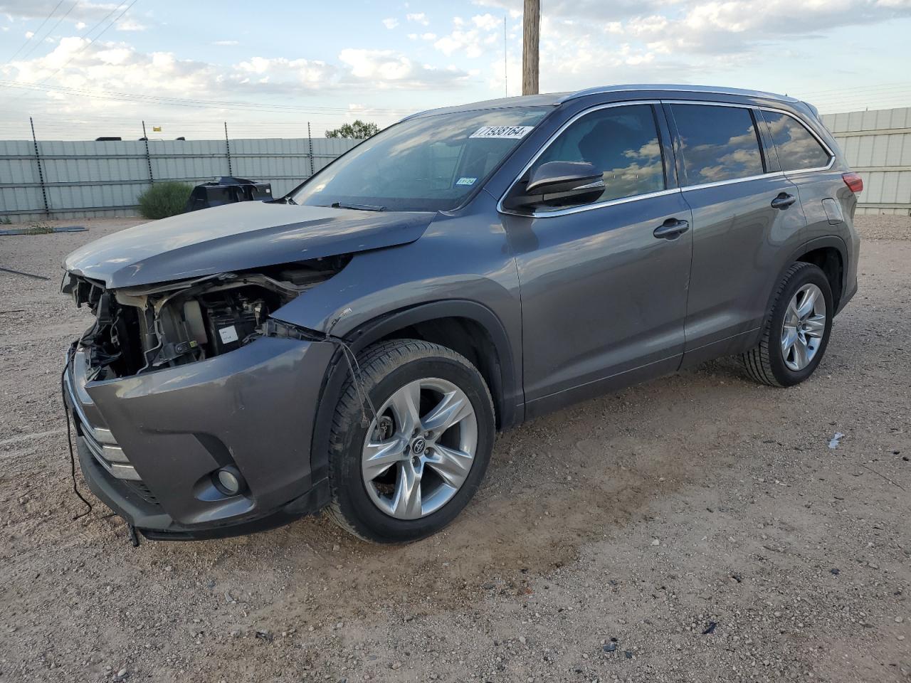 2018 Toyota Highlander Limited VIN: 5TDYZRFH9JS237210 Lot: 71938164