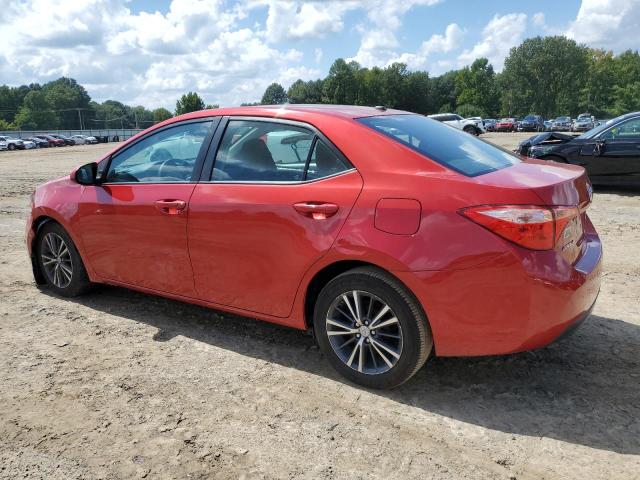  TOYOTA COROLLA 2017 Красный