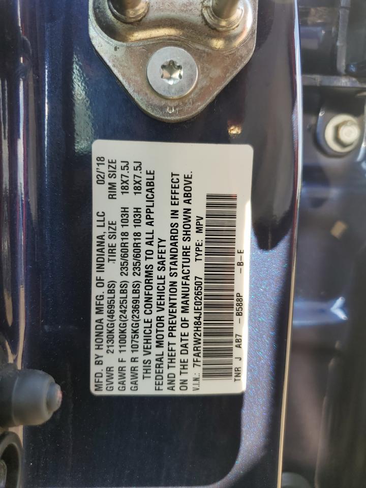 7FARW2H84JE026507 2018 Honda Cr-V Exl