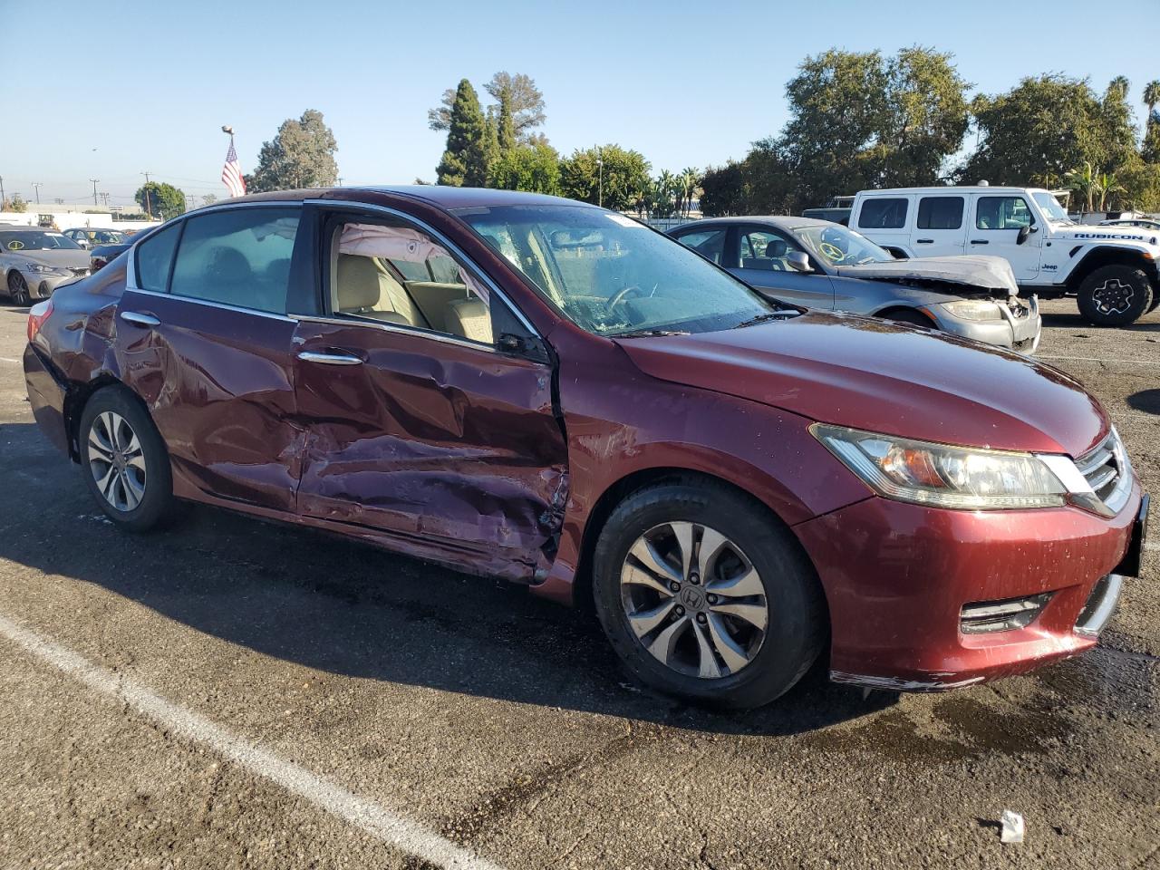 VIN 1HGCR2F37EA100471 2014 HONDA ACCORD no.4