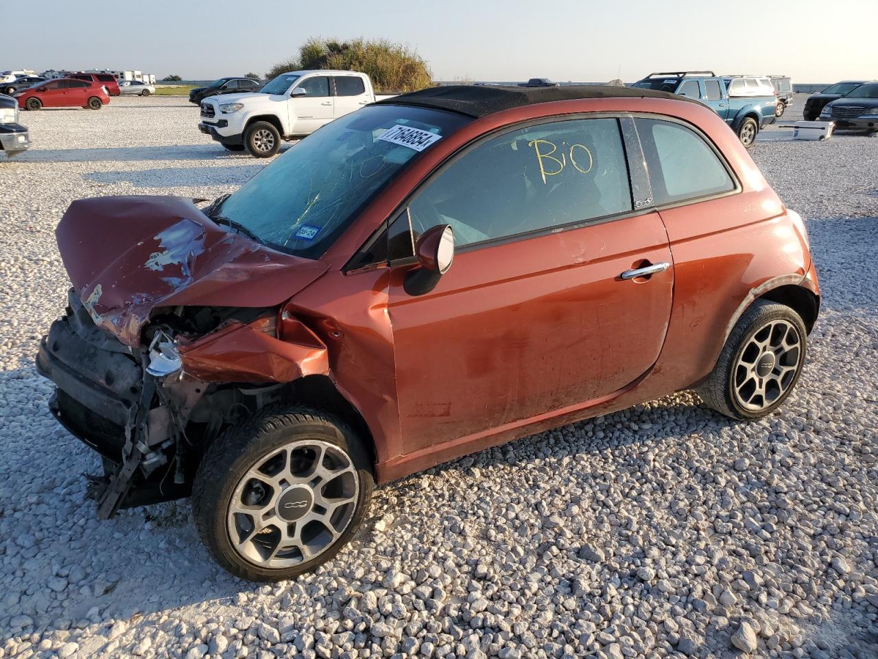 2012 Fiat 500 Pop VIN: 3C3CFFDR5CT209902 Lot: 71646854