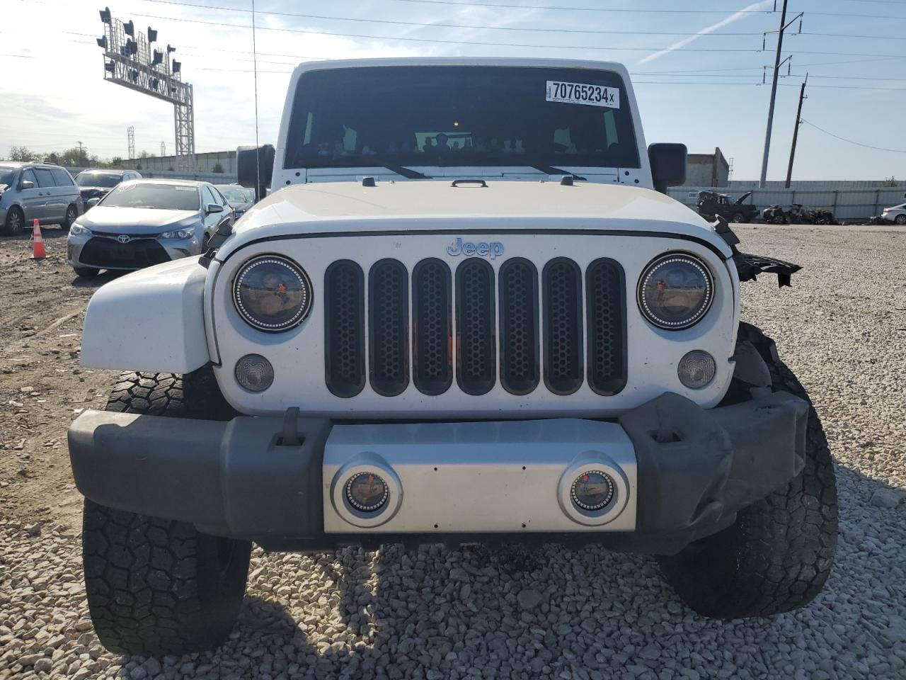 2014 Jeep Wrangler Unlimited Sahara VIN: 1C4BJWEG3EL118354 Lot: 70765234