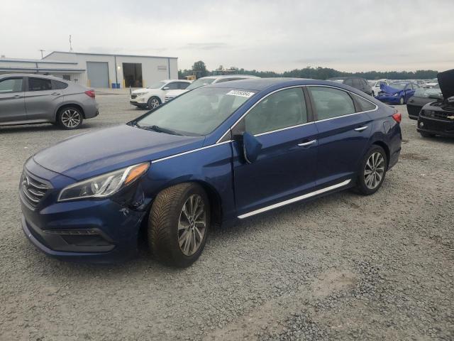  HYUNDAI SONATA 2016 Синий