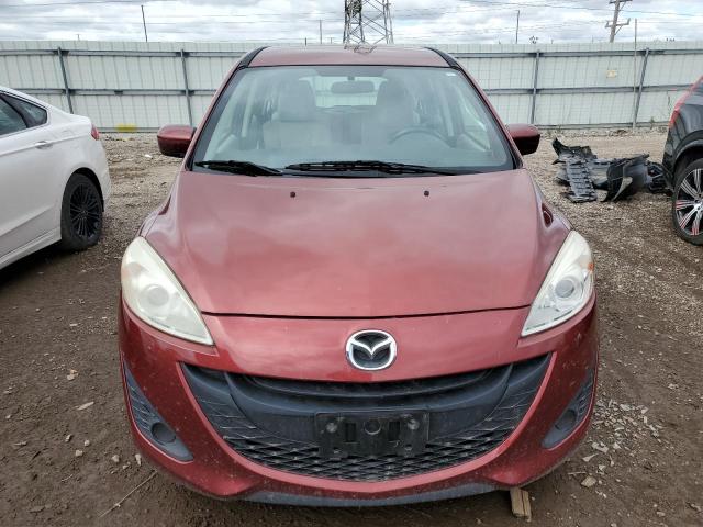  MAZDA 5 2012 Czerwony