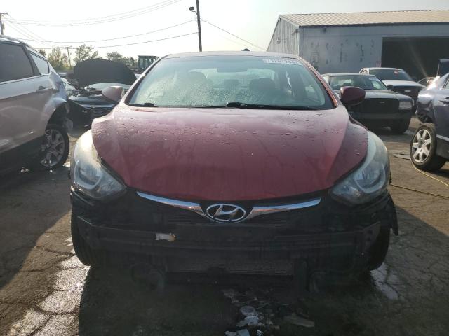  HYUNDAI ELANTRA 2014 Czerwony