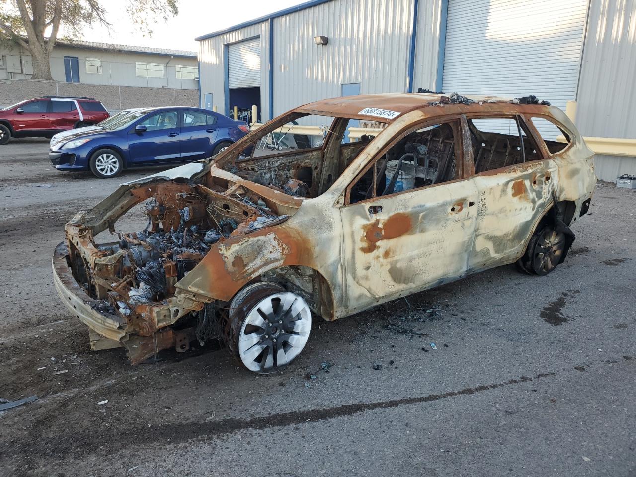 2016 Subaru Outback 2.5I Premium للبيع في Albuquerque، NM - Burn