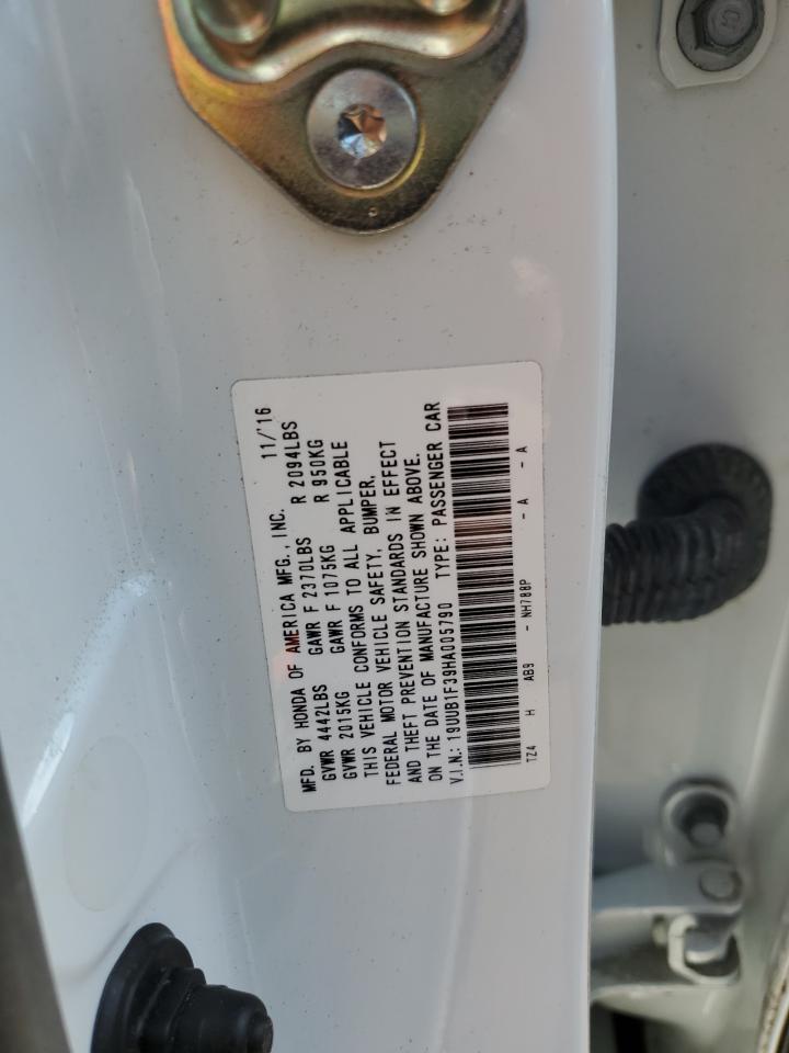 19UUB1F39HA005790 2017 Acura Tlx