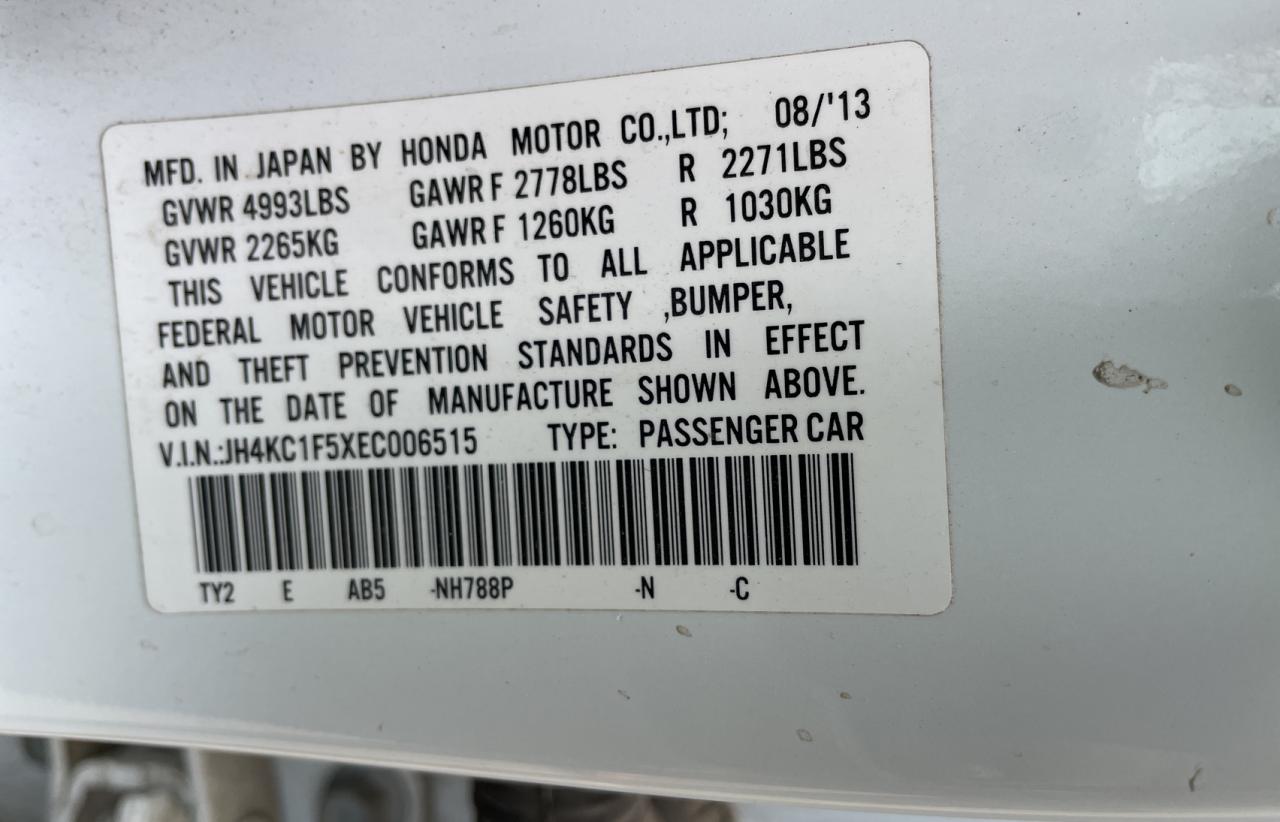 JH4KC1F5XEC006515 2014 Acura Rlx Tech