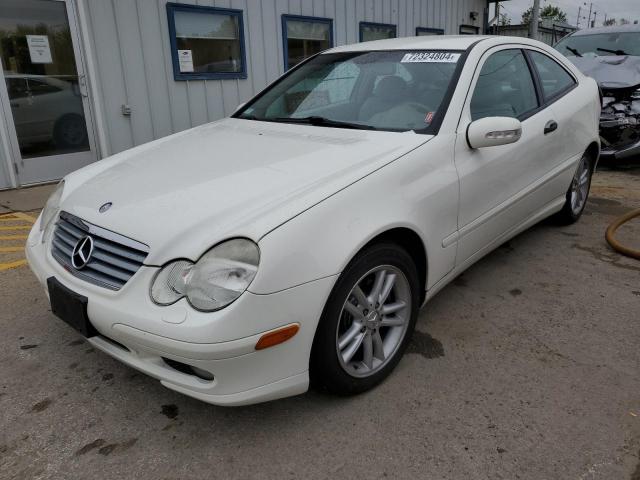 2002 Mercedes-Benz C 230K Sport Coupe de vânzare în Pekin, IL - Rear End