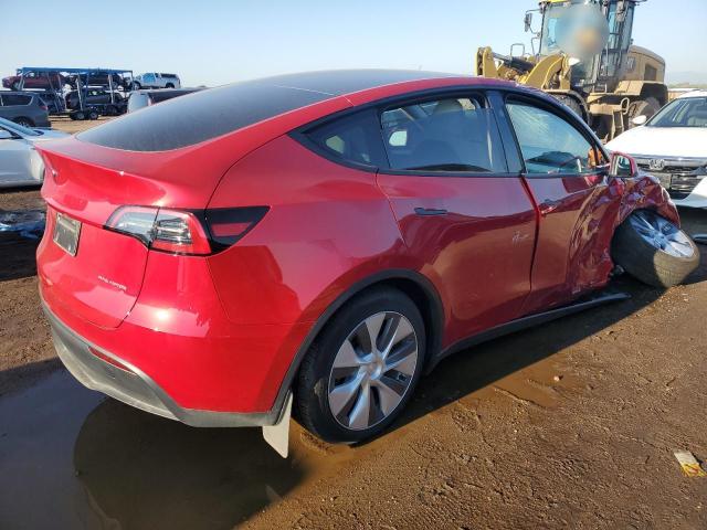  TESLA MODEL Y 2023 Червоний