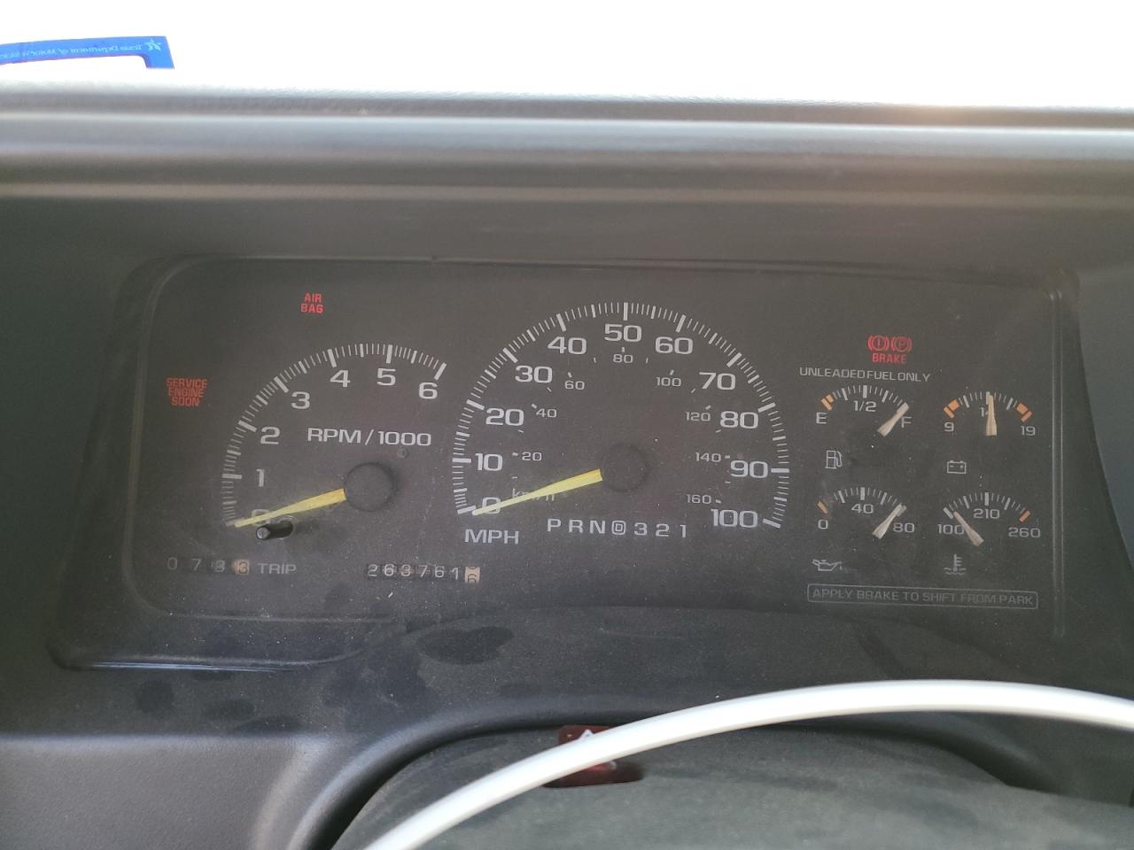 1998 Chevrolet Gmt-400 K1500 VIN: 1GCEK19R7WE160637 Lot: 70769964