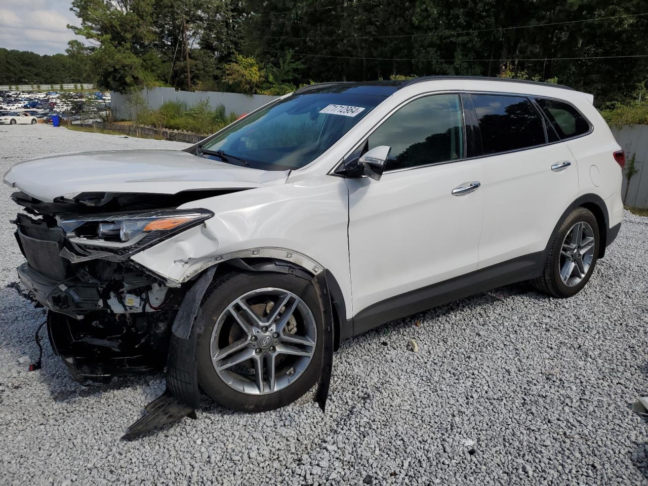 KM8SR4HFXHU242292 2017 Hyundai Santa Fe Se Ultimate