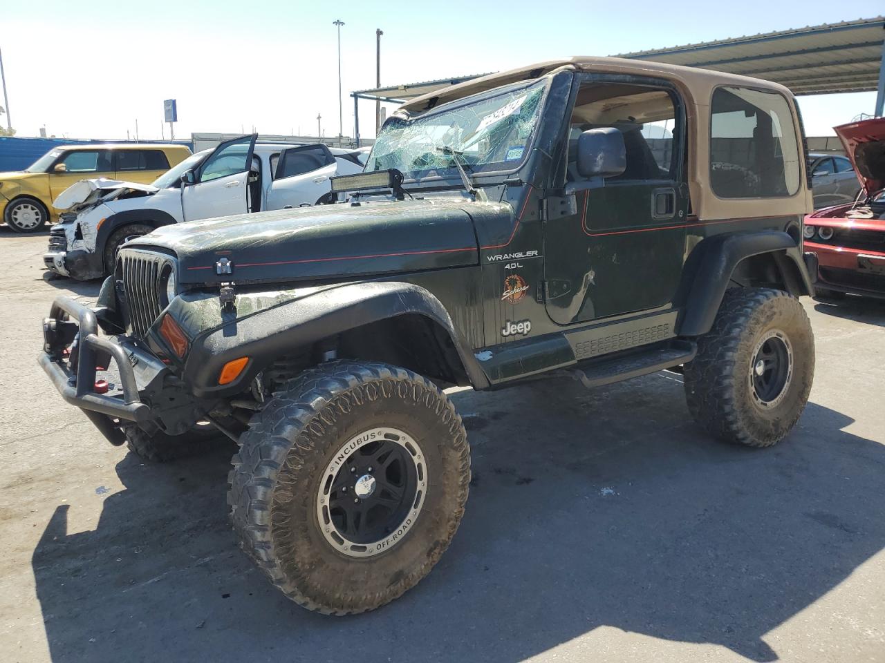 1997 Jeep Wrangler / Tj Sahara VIN: 1J4FY49S3VP510348 Lot: 72843214