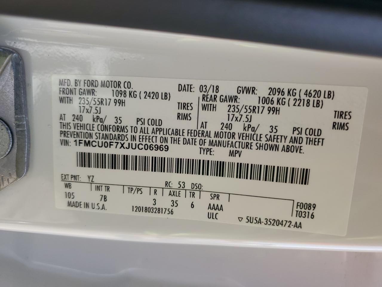 2018 Ford Escape - Image 15