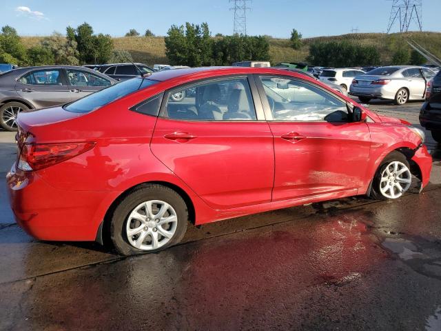  HYUNDAI ACCENT 2013 Czerwony