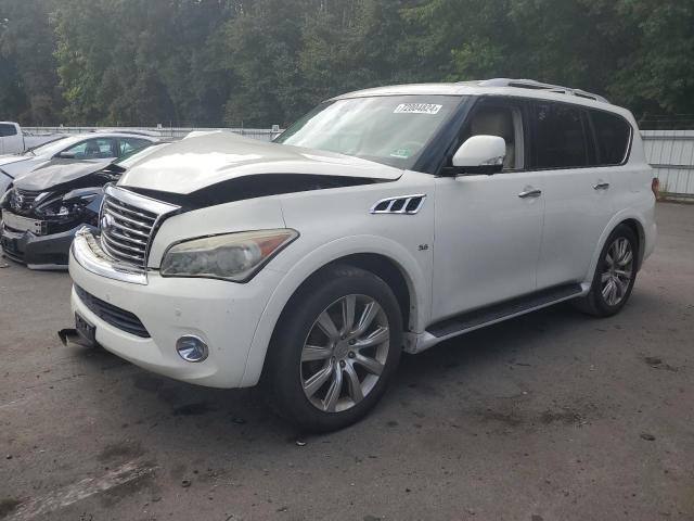 2014 Infiniti Qx80  на продаже в Glassboro, NJ - Front End