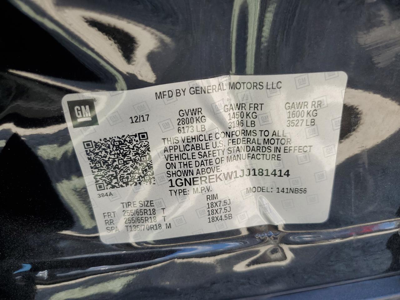 2018 Chevrolet Traverse - Image 13