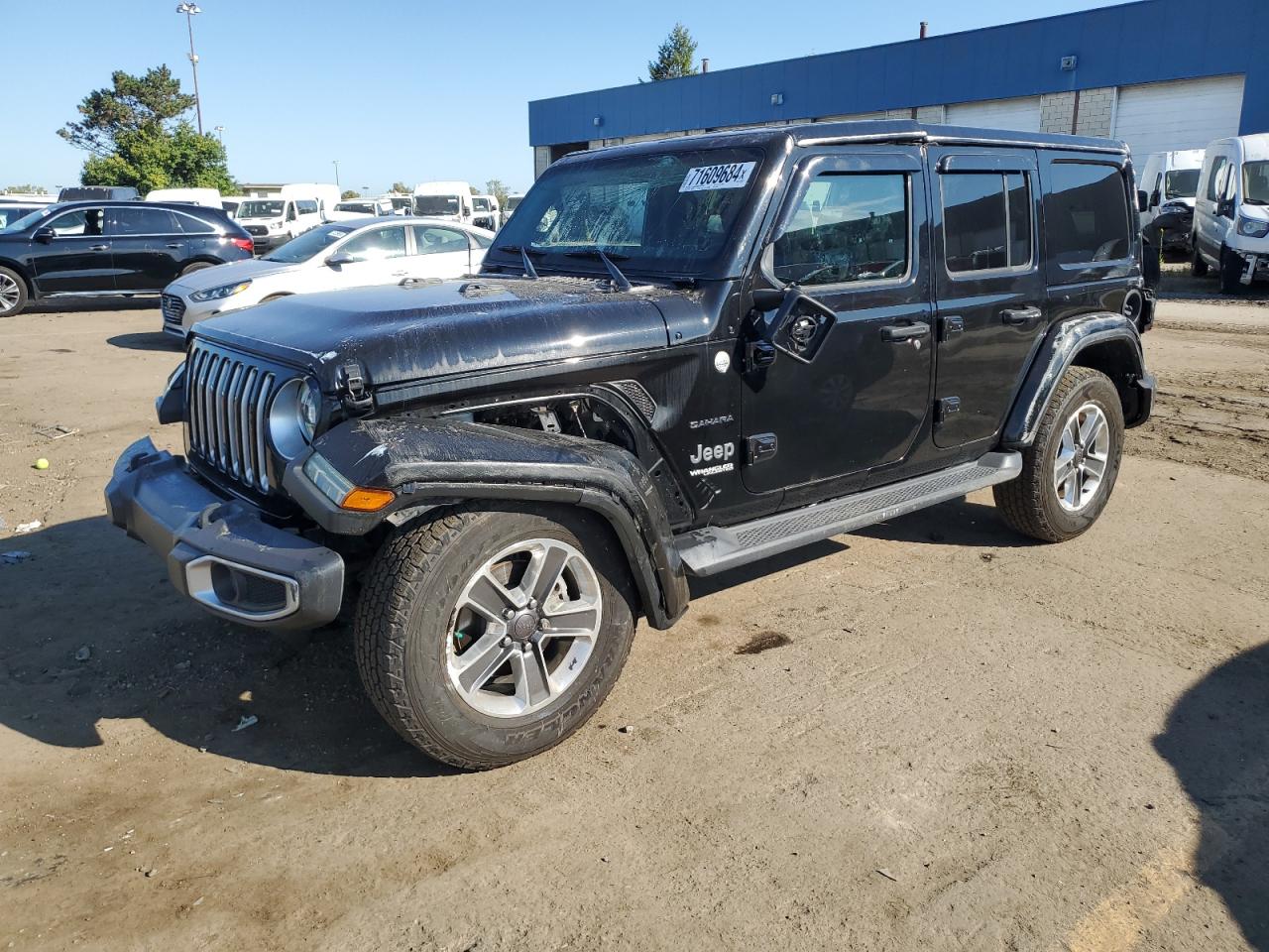 2018 Jeep Wrangler Unlimited Sahara VIN: 1C4HJXEG8JW167901 Lot: 71609684