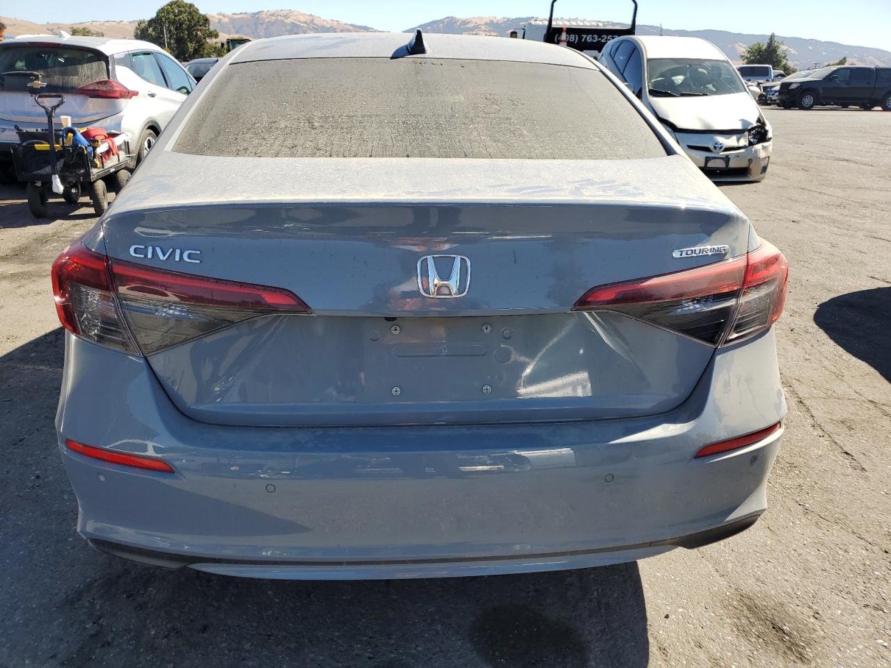 2022 Honda Civic Touring VIN: 2HGFE1F95NH324444 Lot: 71451014