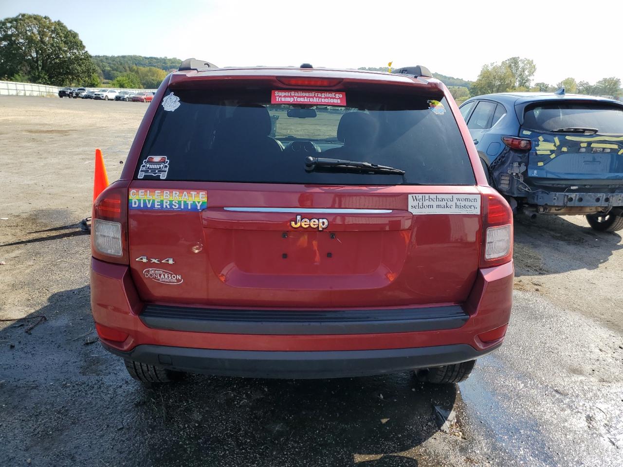 2016 Jeep Compass Sport VIN: 1C4NJDBB8GD521172 Lot: 71675744