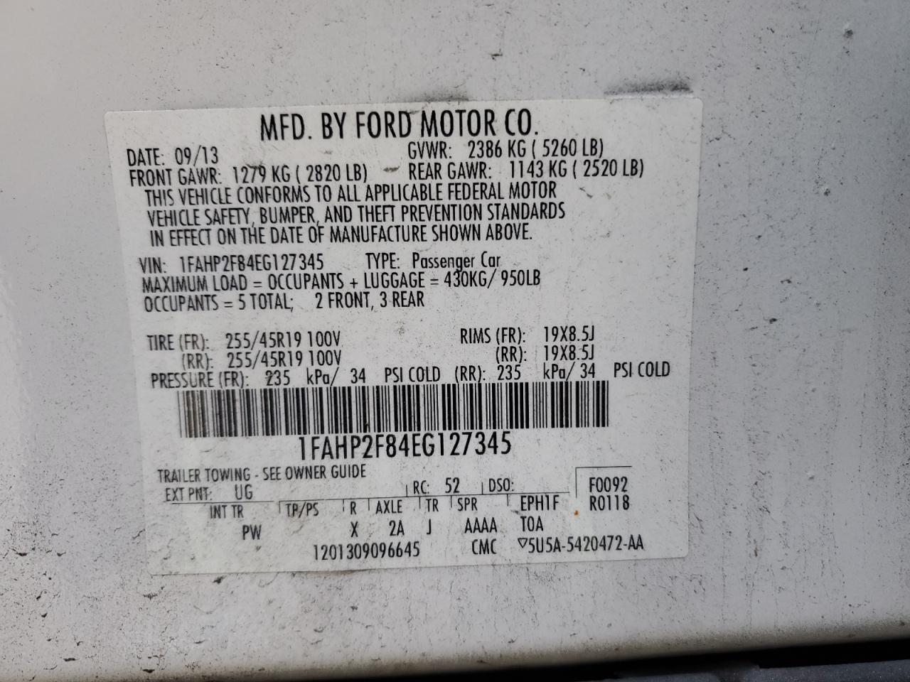 2014 Ford Taurus - Image 12