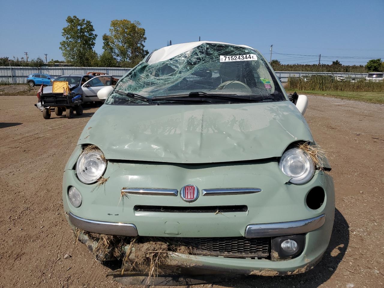 2015 Fiat 500 Lounge VIN: 3C3CFFCR6FT508191 Lot: 71524344