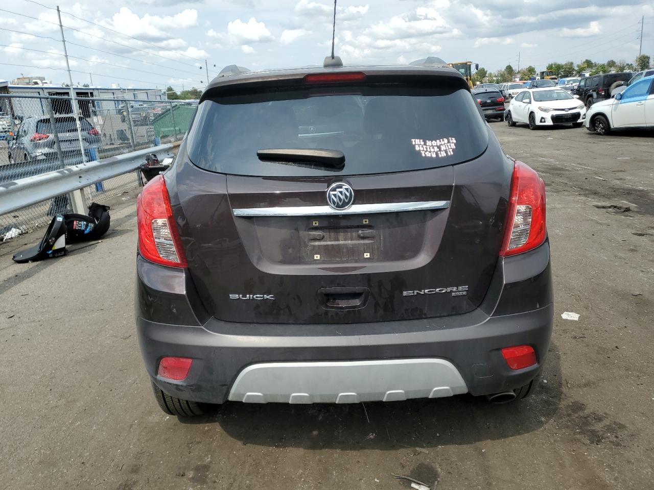 2015 BUICK ENCORE with ALL OVER damage, VIN KL4CJESB6FB189962