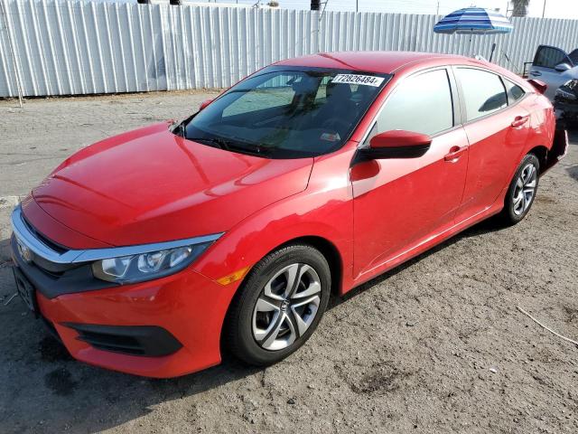  HONDA CIVIC 2016 Czerwony