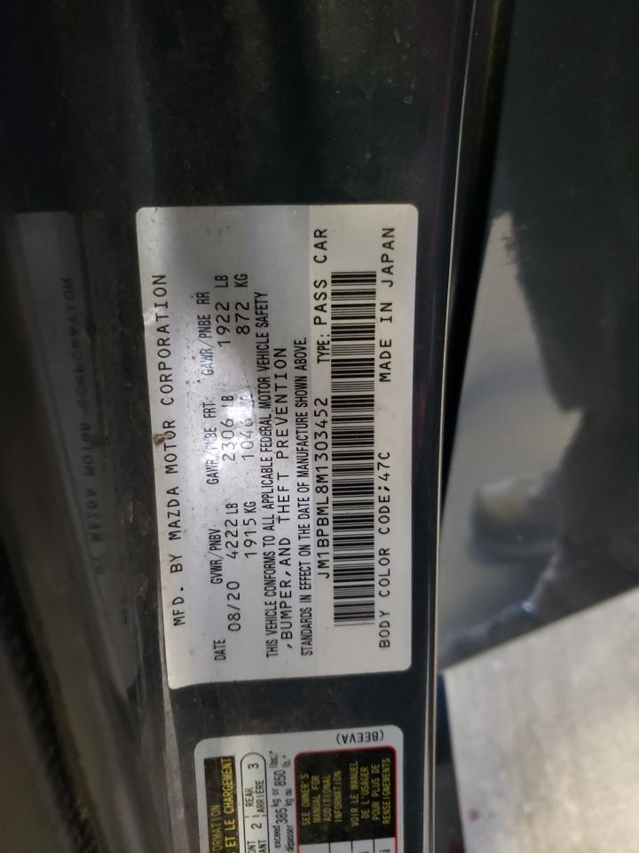 JM1BPBML8M1303452 2021 Mazda 3 Premium