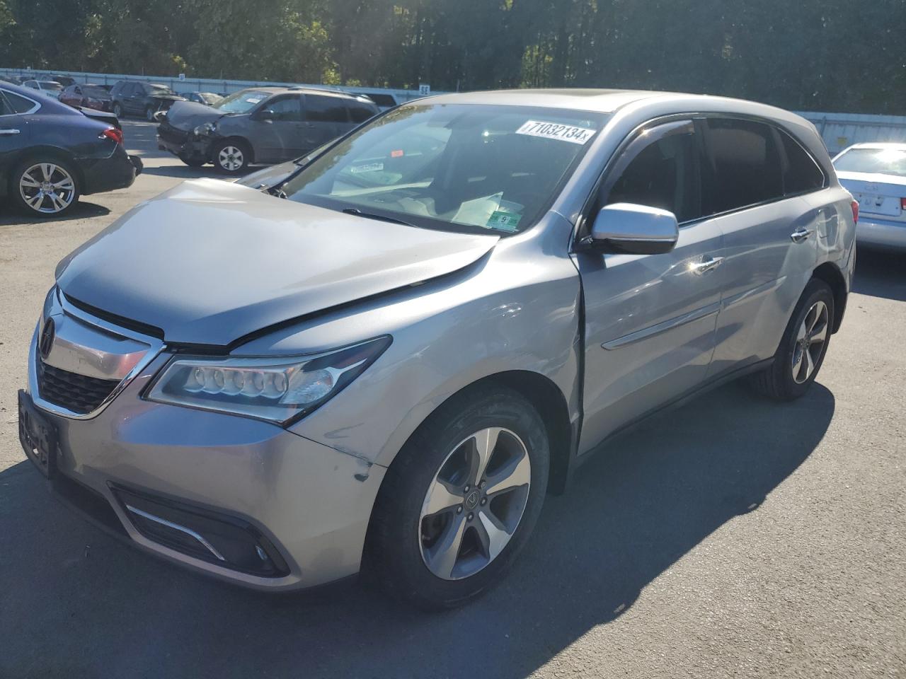 2016 Acura Mdx VIN: 5FRYD4H29GB013294 Lot: 71032134