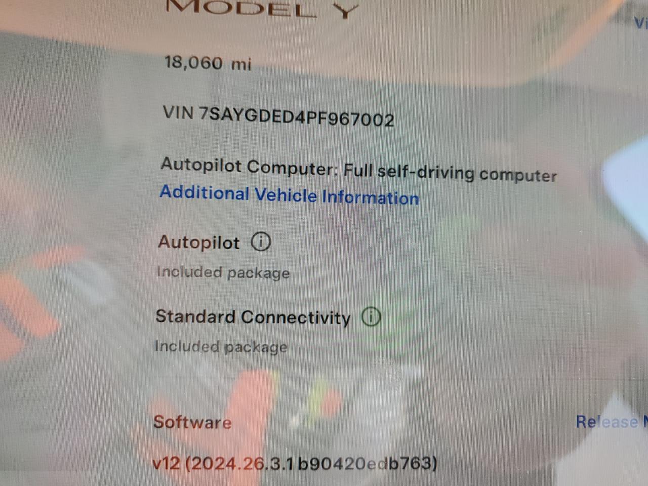 VIN 7SAYGDED4PF967002 2023 TESLA MODEL Y no.9