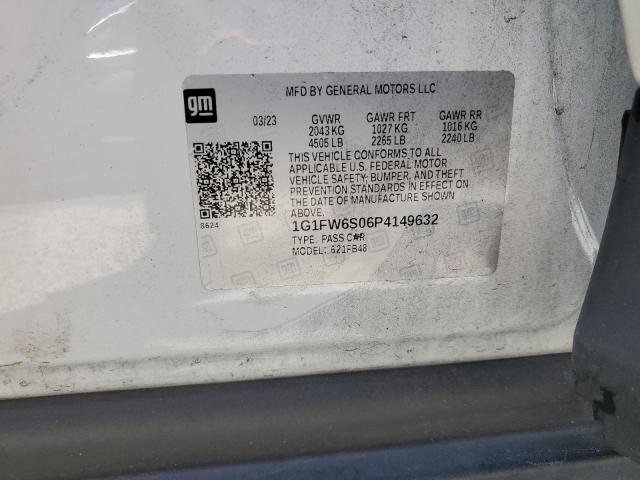 1G1FW6S06P4149632 Chevrolet Bolt EV 1L 14