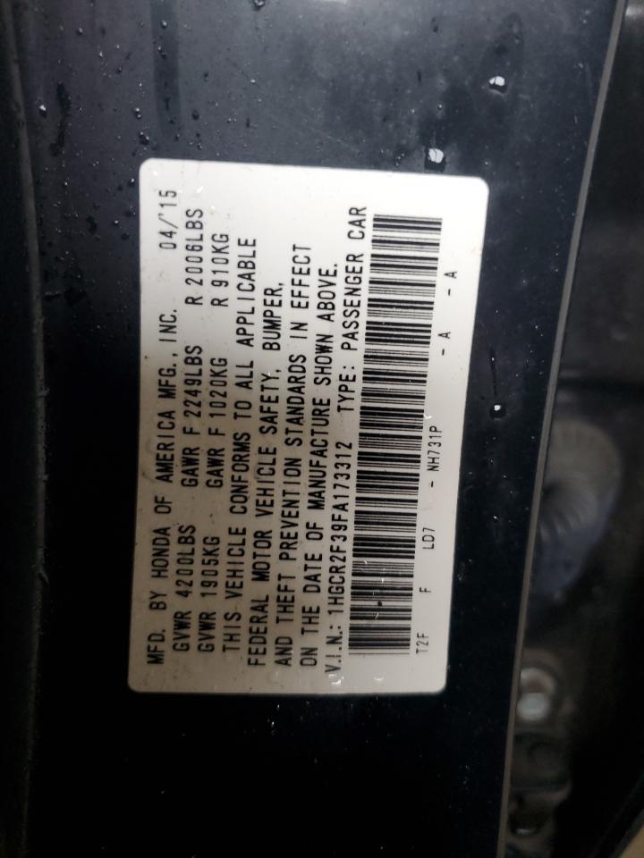 1HGCR2F39FA173312 2015 HONDA ACCORD - Image 14