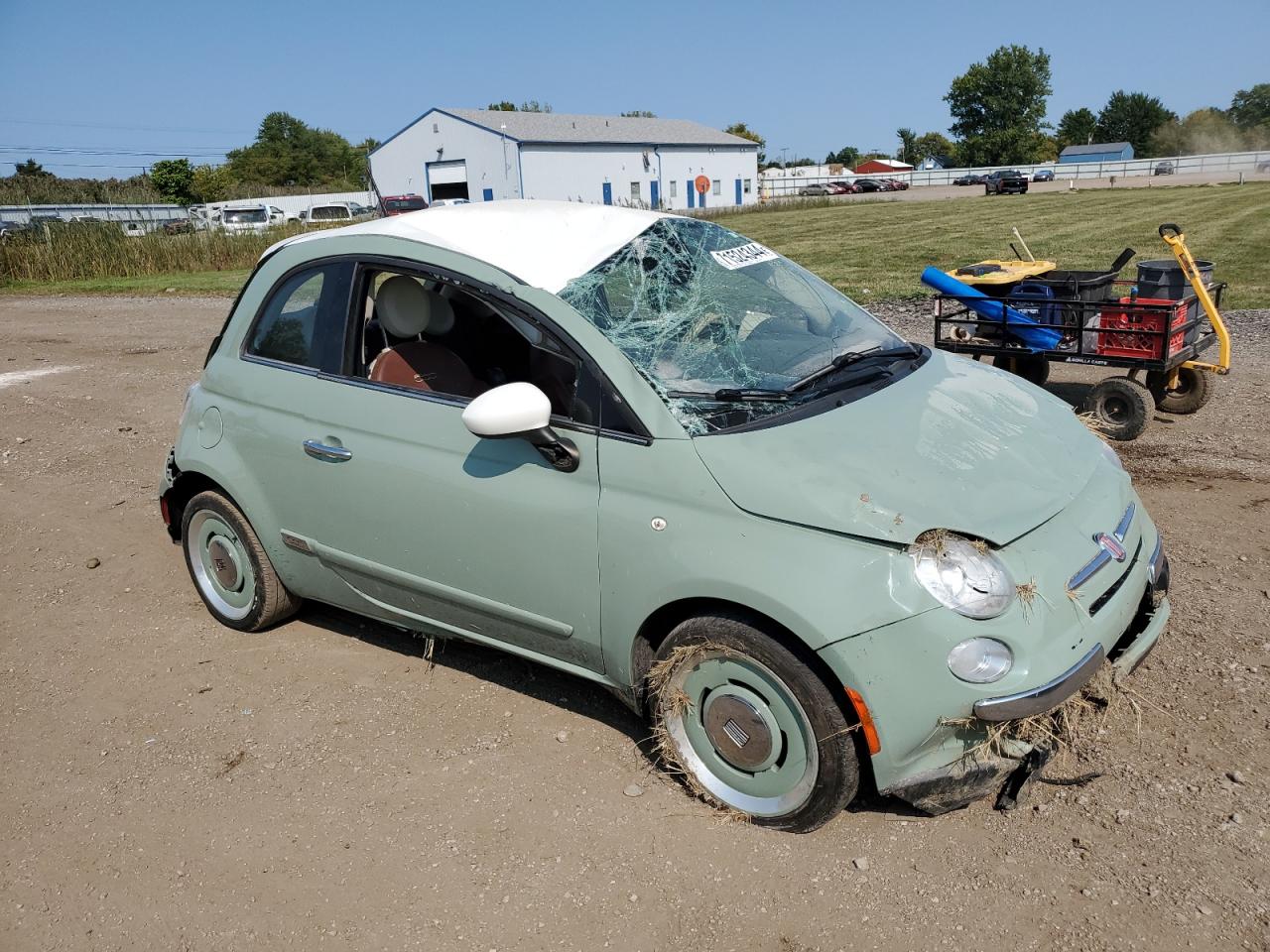 2015 Fiat 500 Lounge VIN: 3C3CFFCR6FT508191 Lot: 71524344