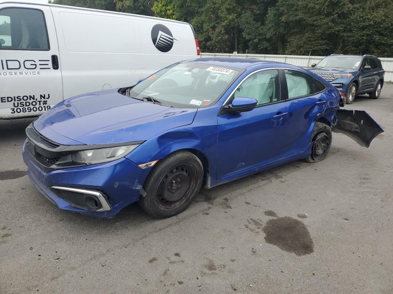 2018 Honda Civic Lx للبيع في Glassboro، NJ - Front End