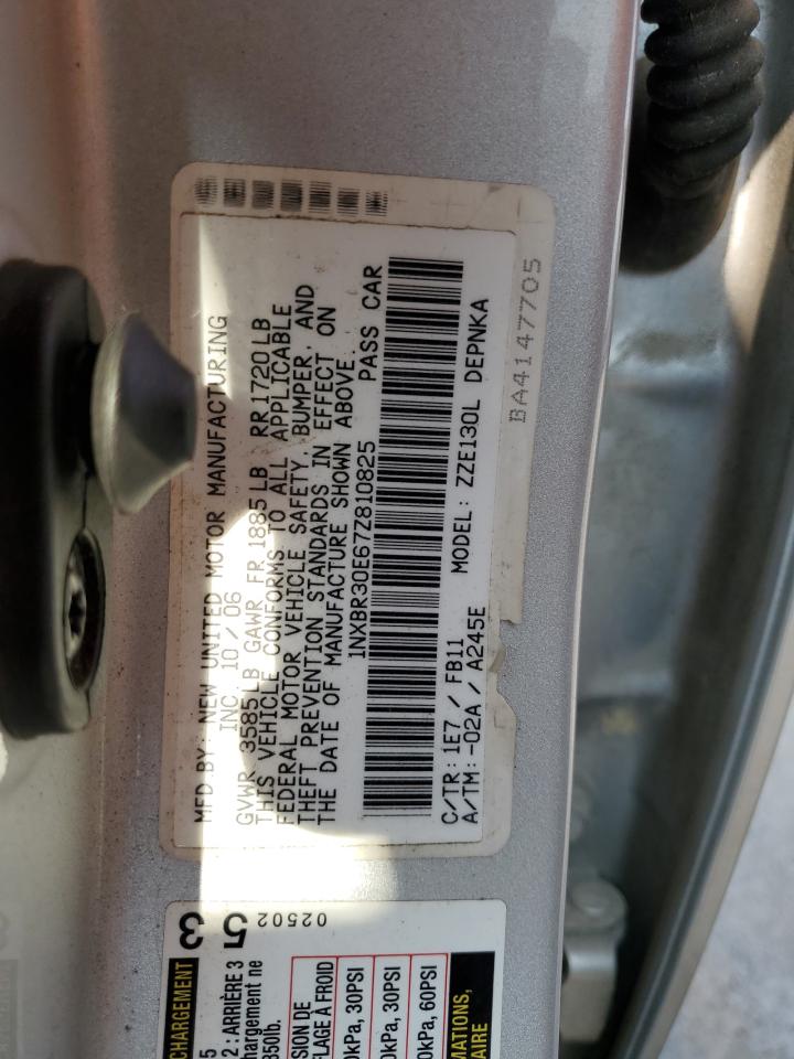 1NXBR30E67Z810825 2007 Toyota Corolla Ce