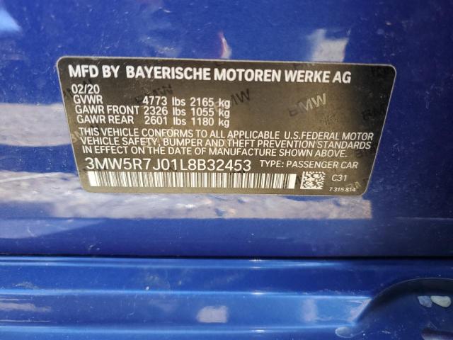 3MW5R7J01L8B32453 BMW 3 Series 330XI 13