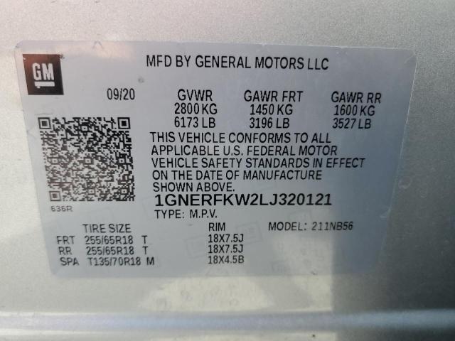 1GNERFKW2LJ320121 Chevrolet Traverse L 13