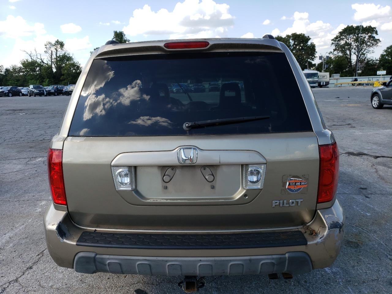 2005 Honda Pilot Exl VIN: 5FNYF18565B037439 Lot: 70490374