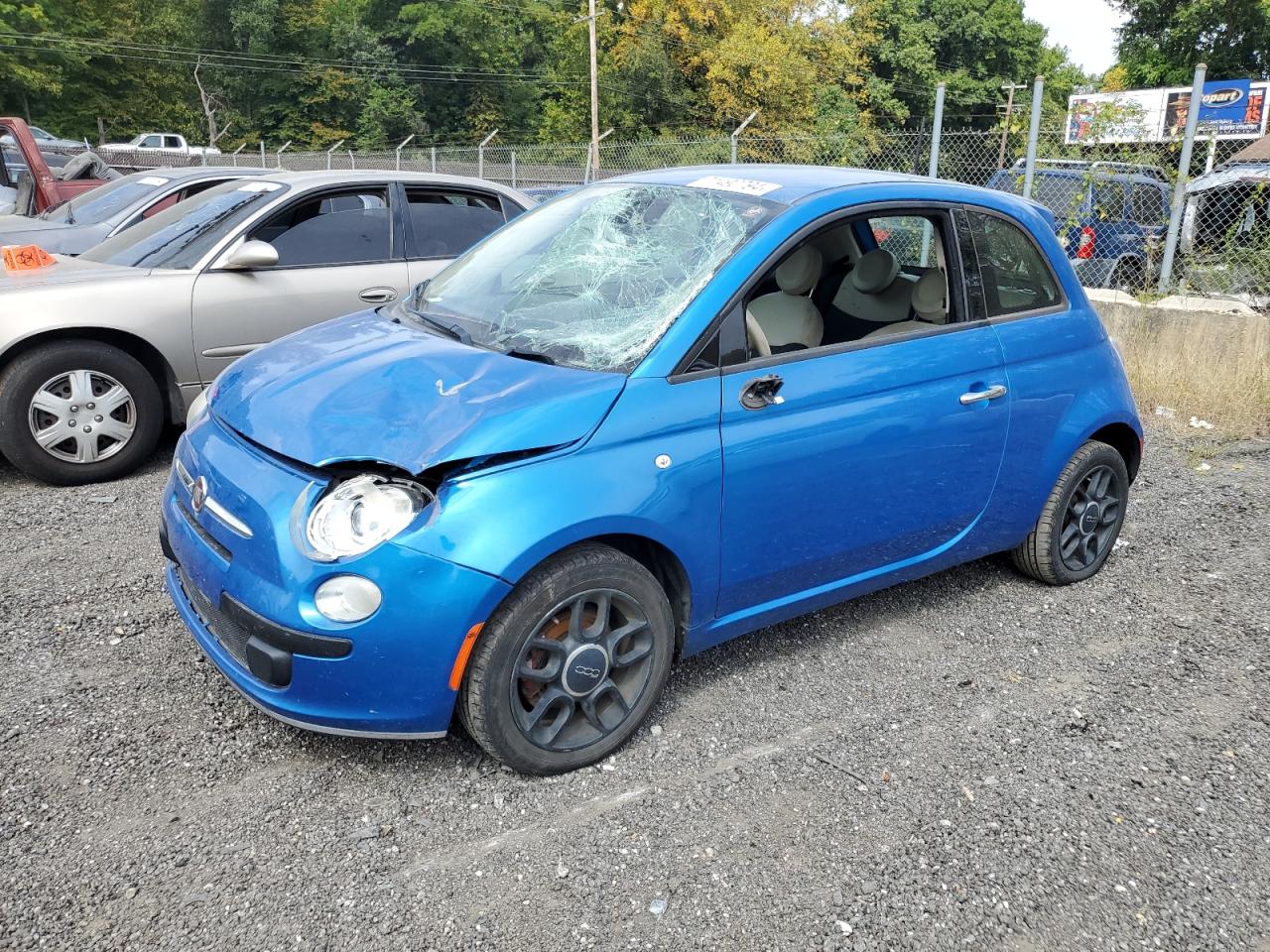 2015 Fiat 500 Pop VIN: 3C3CFFAR0FT582161 Lot: 71490794