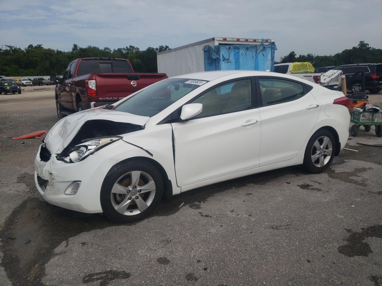 2013 Hyundai Elantra Gls zu verkaufen in Apopka, FL - Front End